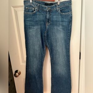 Women’s Calvin Klein flare leg size 10 jeans, medium wash